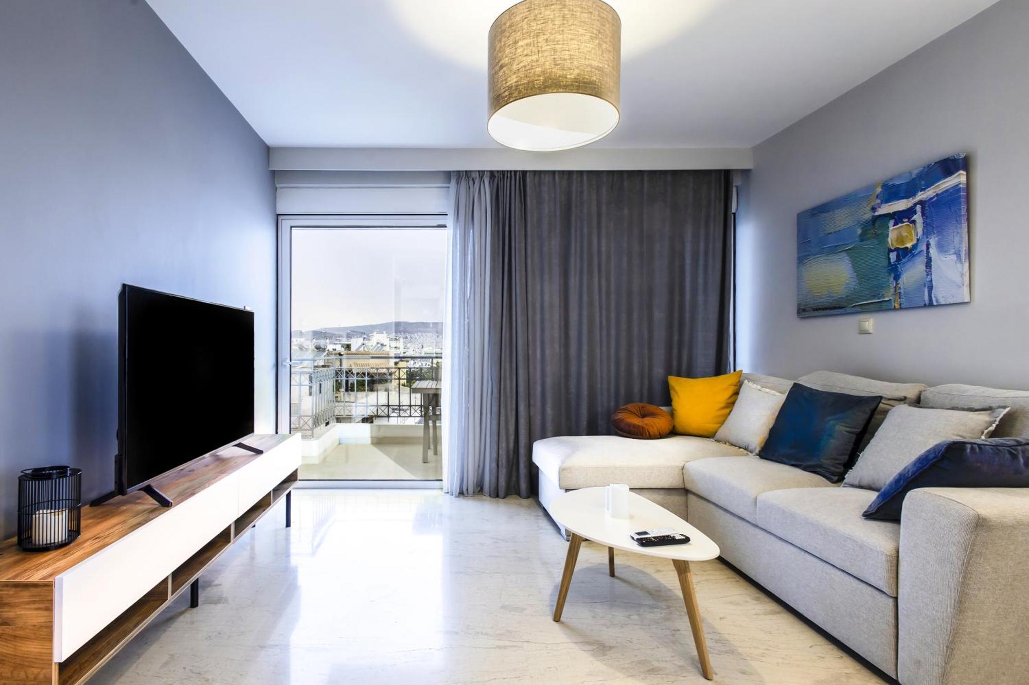 Lis153 By Smart Cozy Suites - Top Floors With Amazing City View - Available 24Hr Athene Buitenkant foto