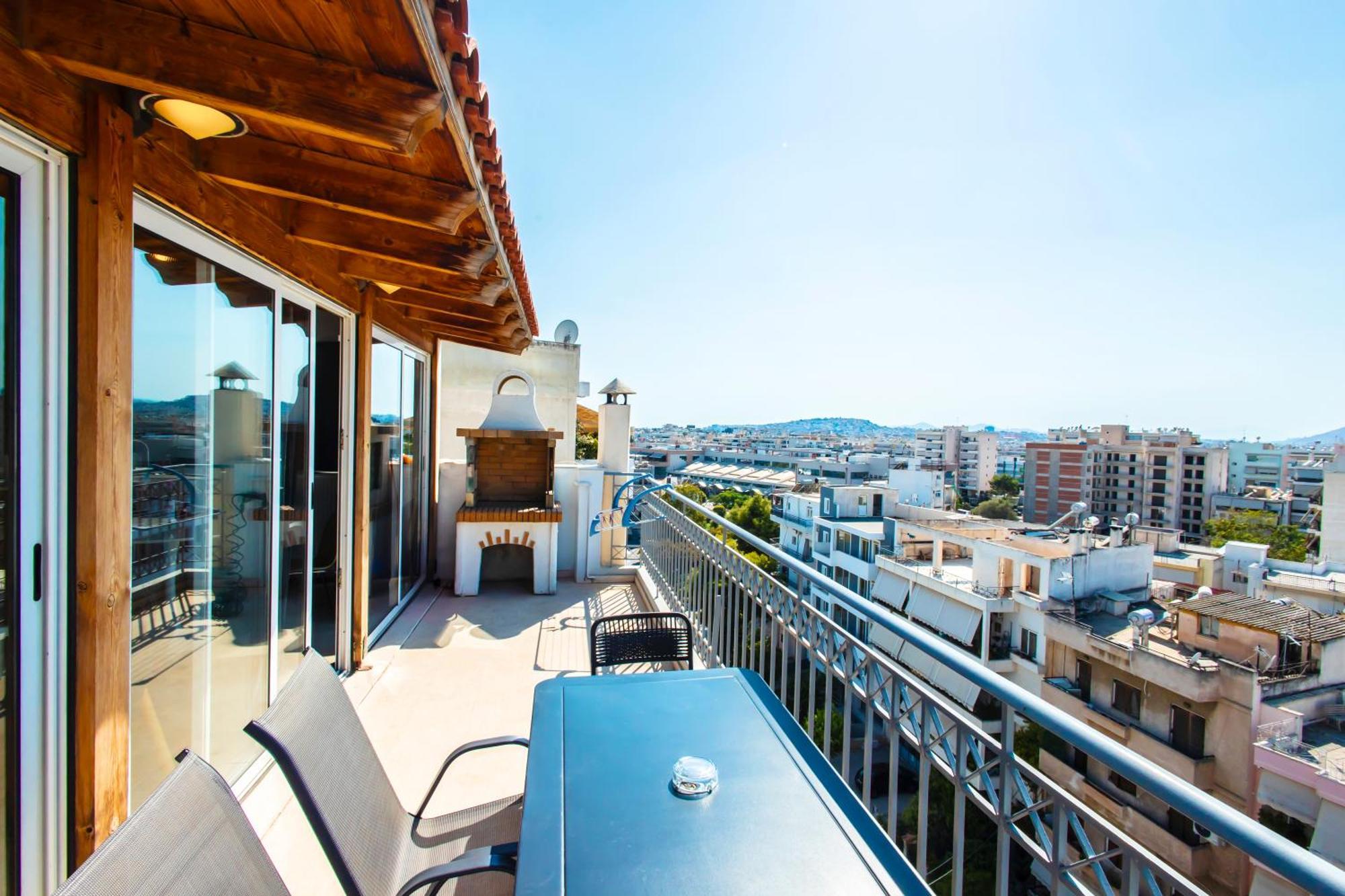 Lis153 By Smart Cozy Suites - Top Floors With Amazing City View - Available 24Hr Athene Buitenkant foto