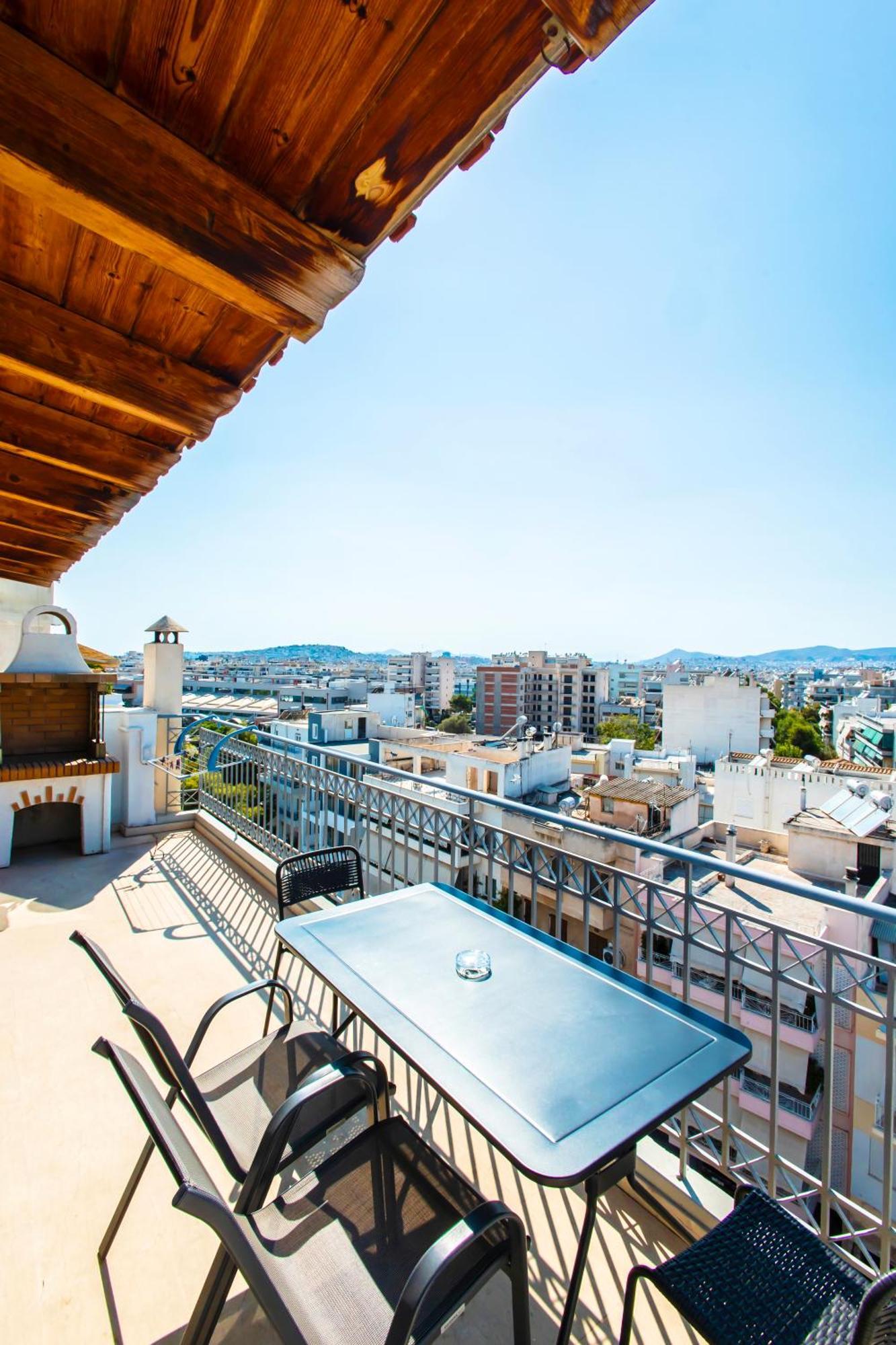 Lis153 By Smart Cozy Suites - Top Floors With Amazing City View - Available 24Hr Athene Buitenkant foto