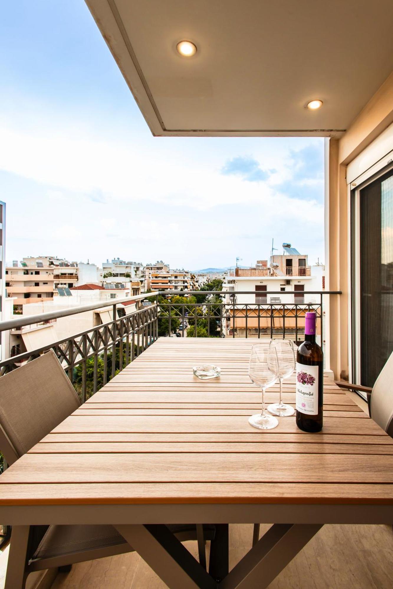 Lis153 By Smart Cozy Suites - Top Floors With Amazing City View - Available 24Hr Athene Buitenkant foto